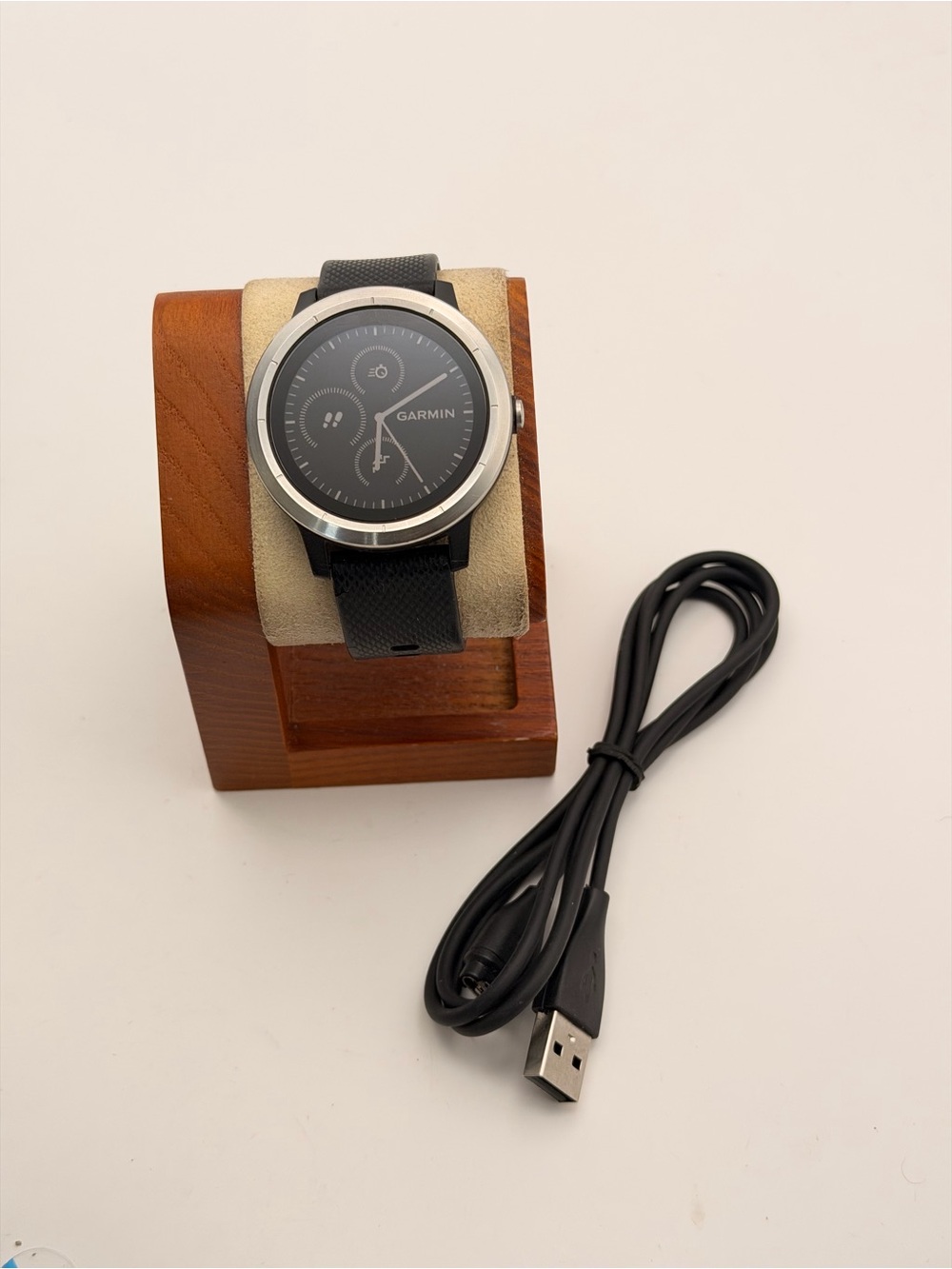 Garmin Vivoactive 3, Tested, Black & Silver, Charger Included, Fitness Tracker